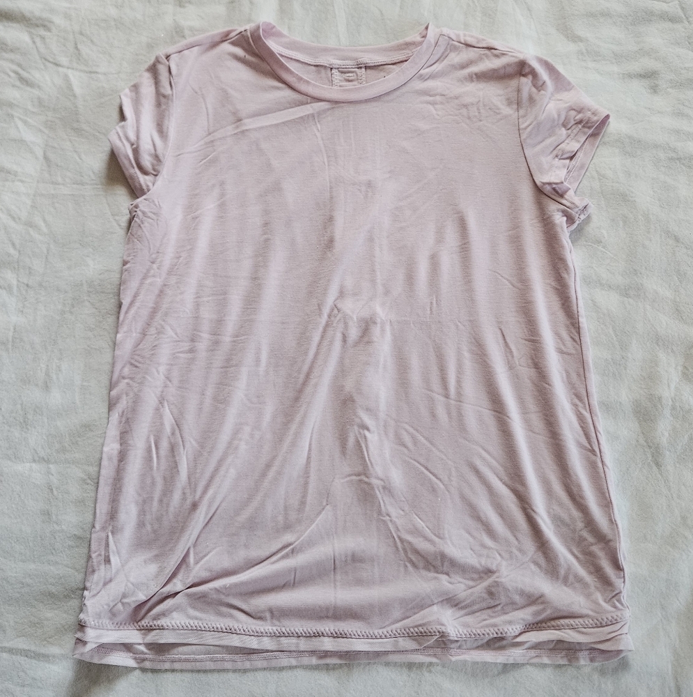 Athleta Girl Light Pink/Purple Tee